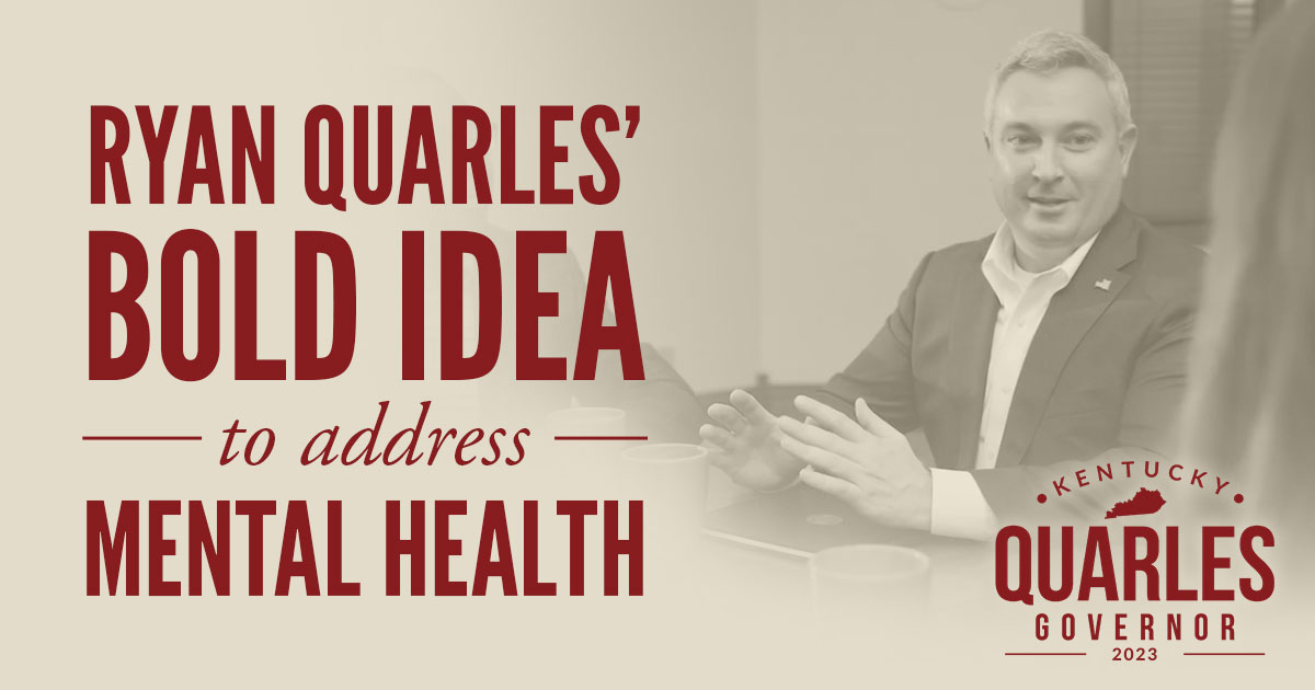 Ryan Quarles’ Bold Idea To Address Mental Health